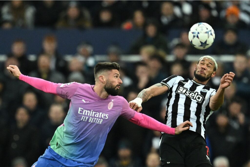 Resultado eliminou Milan e Newcastle