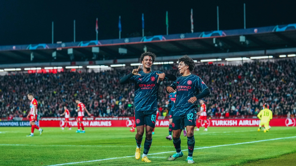 Man City x Estrela Vermelha - Liga dos Campeões 2023/24
