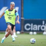 Ferreirinha tem tido pouco espaço no Grêmio e pode pintar no São Paulo na próxima temporada. Foto: Lucas Uebel/Grêmio