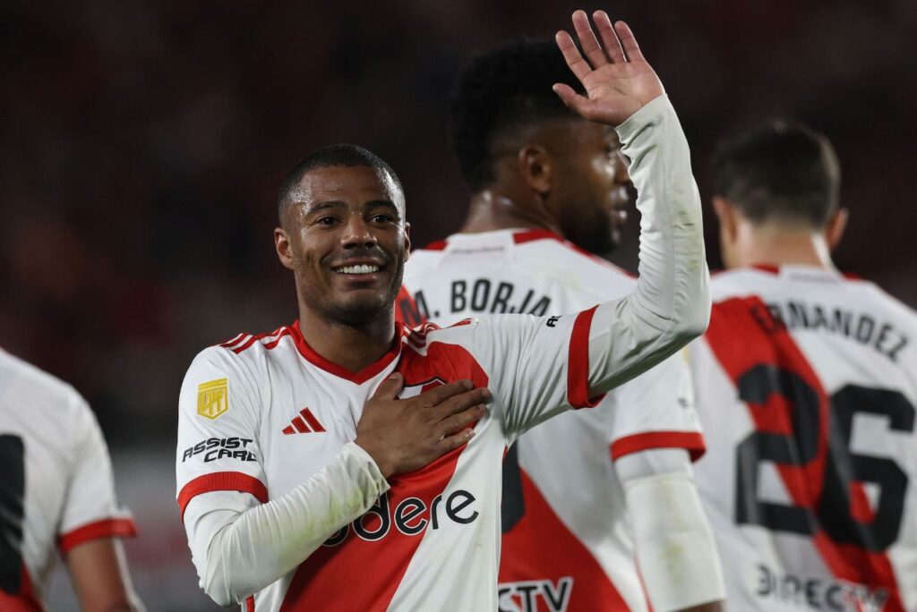 Nicolás De La Cruz vai reforçar o Flamengo na próxima temporada (Foto: Alejandro Pagni/AFP)