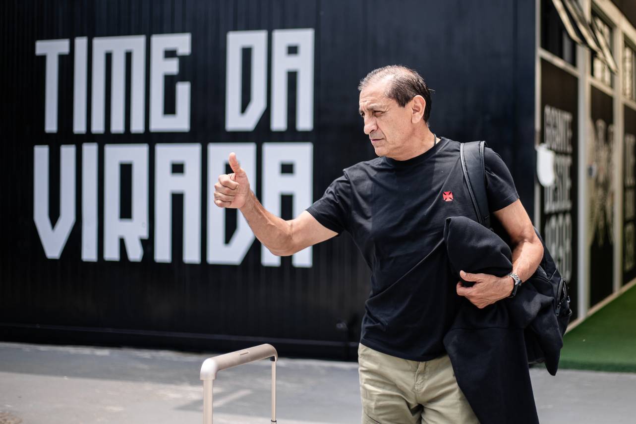 Ramón Díaz acertou sua renovação com o Vasco pelos próximos dois anos. Foto: Leandro Amorim/Vasco