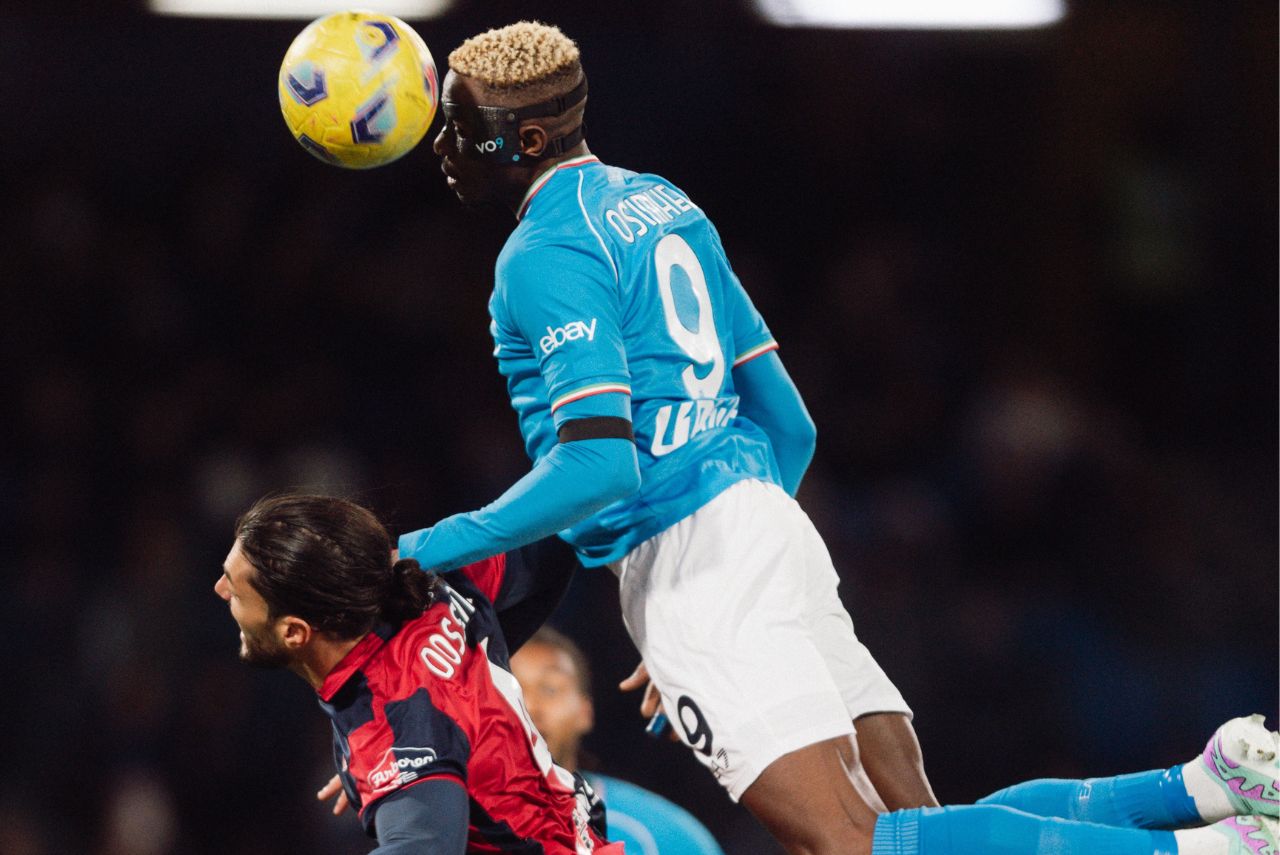 Osimhen abriu o placar para o Napoli
