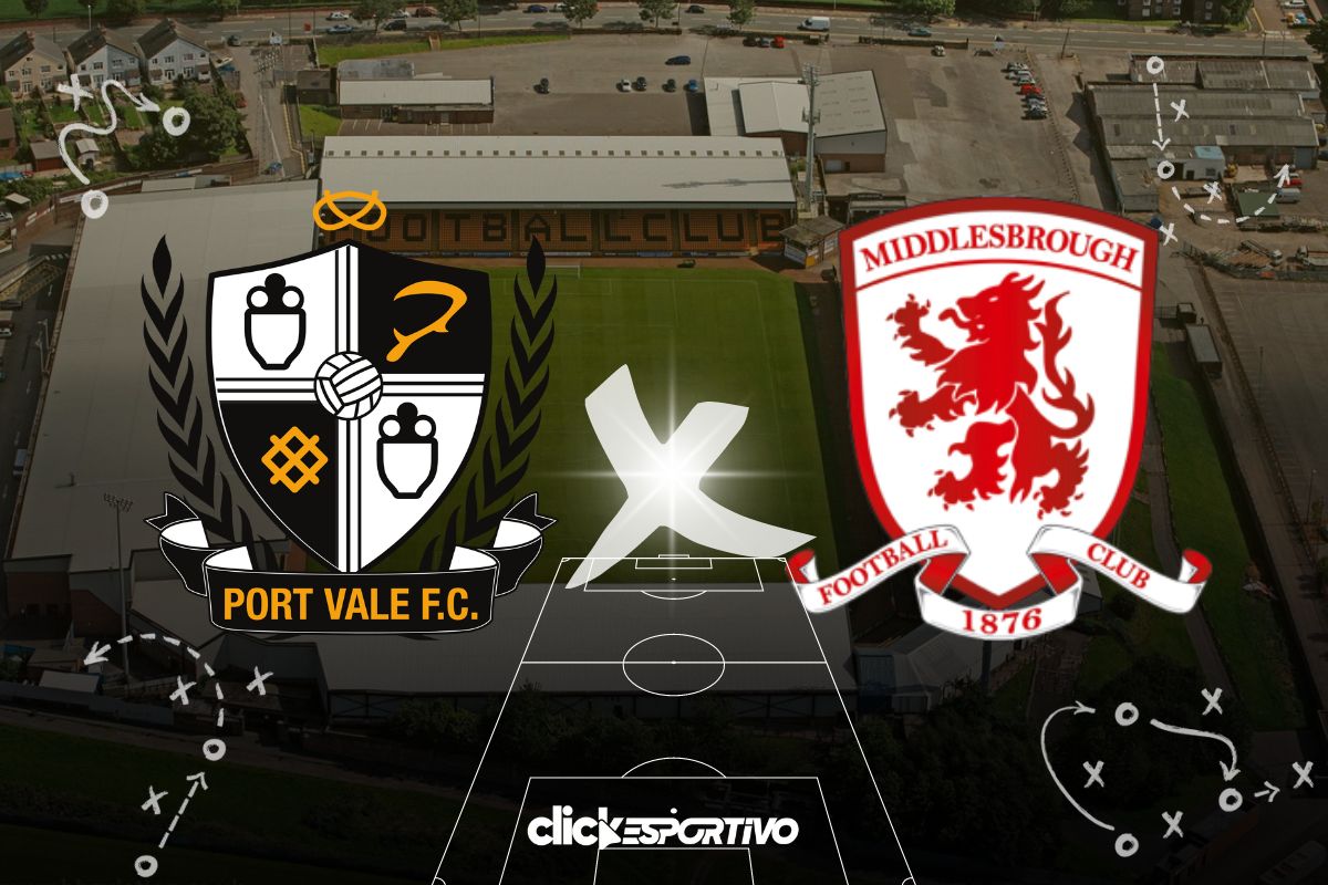 Port Vale x Middlesbrough - Copa da Liga Inglesa 2023/24