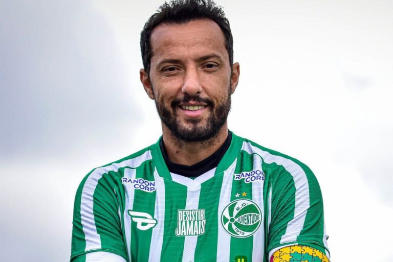 <p>Nenê vai disputar a elite do Brasileirão com o Juventude em 2024 (Foto: X/Reprodução)</p>
