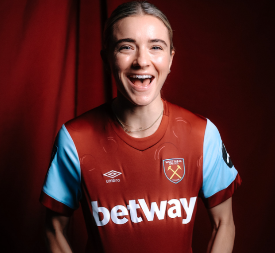 West Ham anuncia contratação de Kristie Mewis Foto: West Ham/X