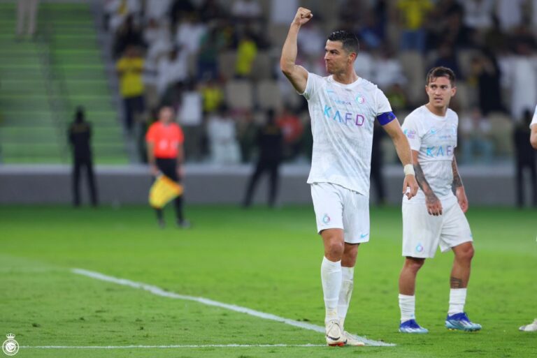 <p>Cristiano Ronaldo lidera artilharia do mundo em 2023 (Foto: Divulgação/Al-Nassr)</p>
