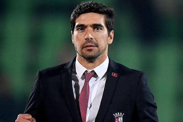 Técnico Abel Ferreira quando comandava o time do Braga