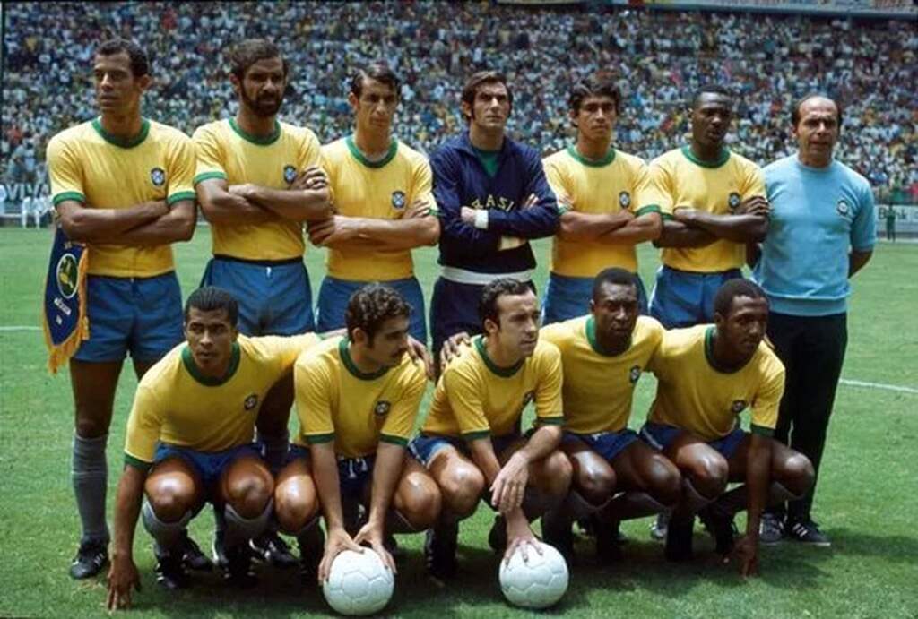 Variações famosas Elenco da seleção brasileira de 1970, durante a Copa do Mundo do mesmo ano.