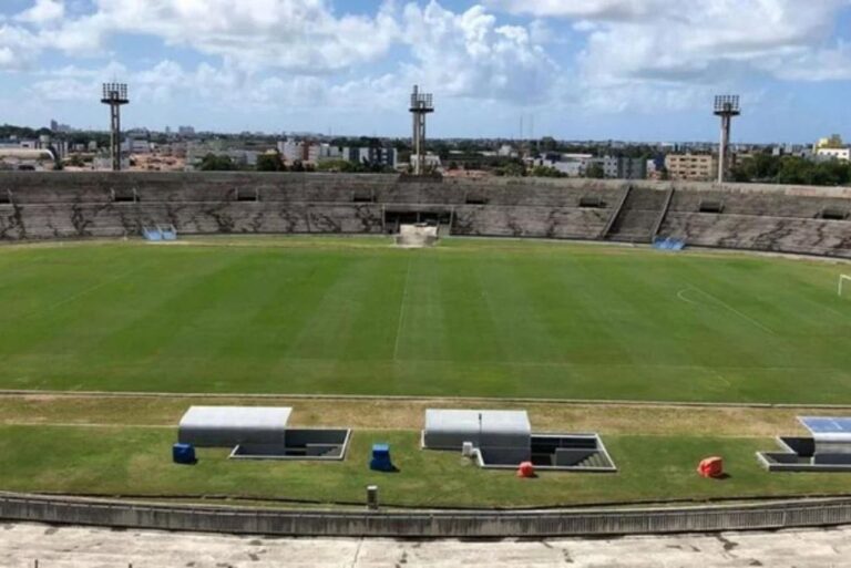 <p>Estádio Almeidão será palco de Nova Iguaçu x Flamengo, no dia 21 de janeiro (Foto: Divulgação/Governo da Paraíba)</p>

