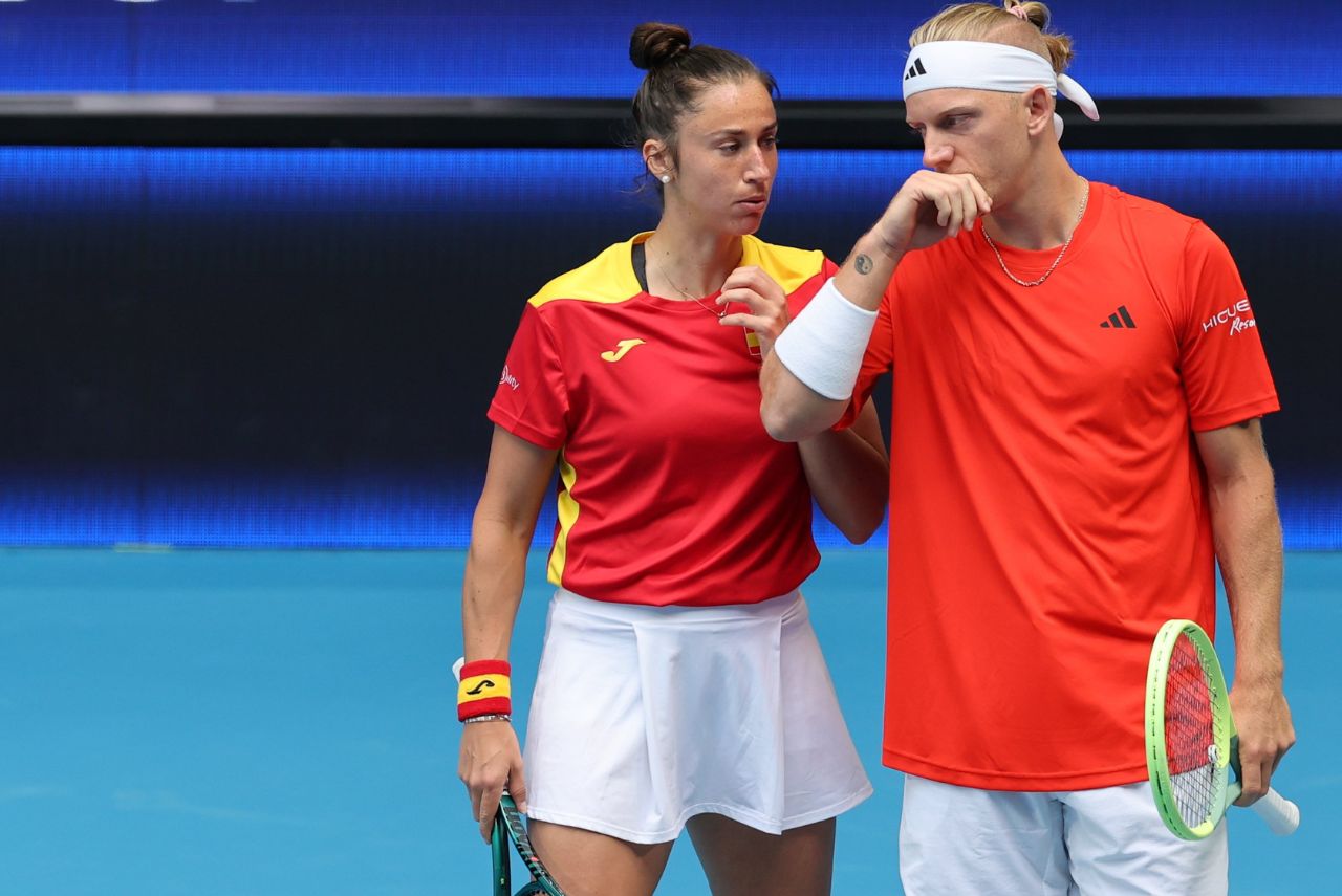 Dupla da Espanha na United Cup de Tênis