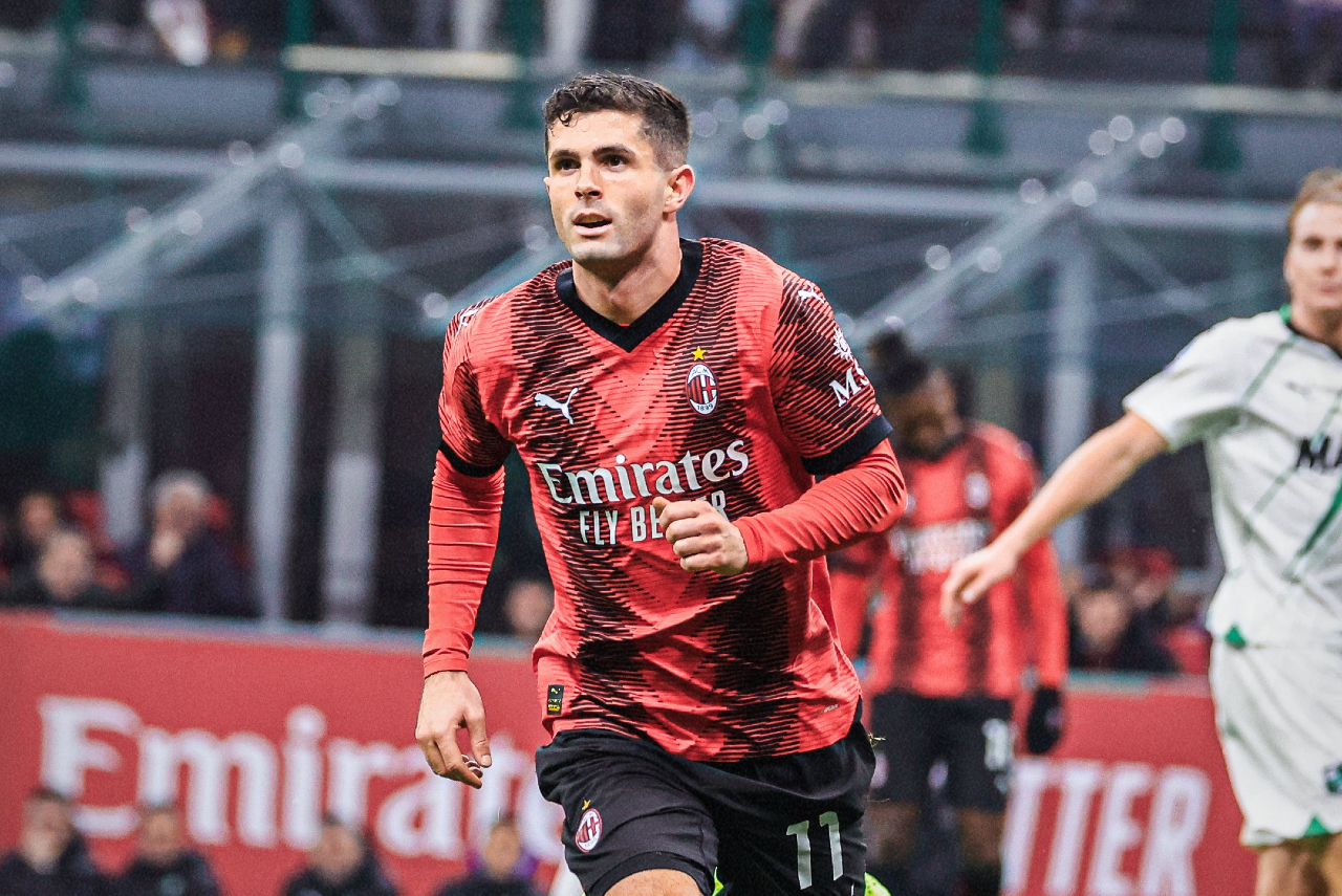 Pulisic fez o gol da vitória do Milan sobre o Sassuolo