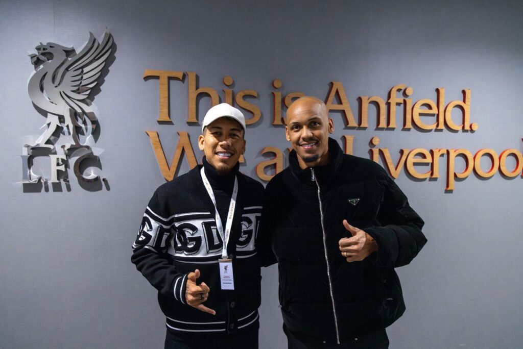 Firmino e Fabinho marcaram época no Liverpool