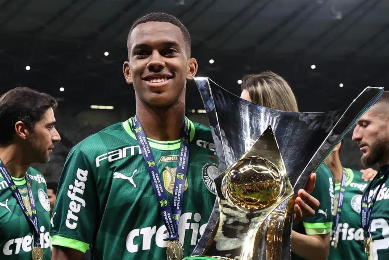Barcelona lidera interesse por Estevão, do Palmeiras (Foto: Cesar Greco/SEP)