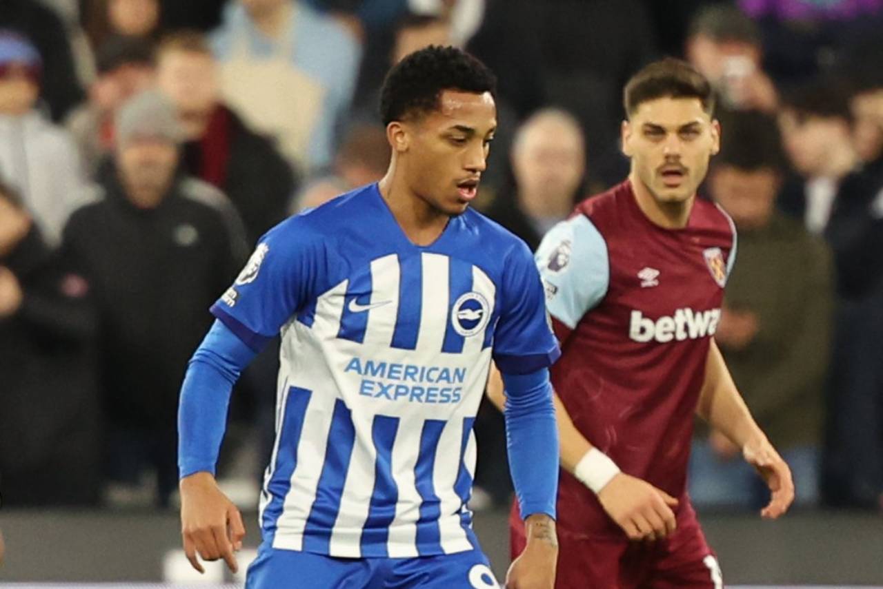 Brighton e West Ham não saíram do 0x0 nesta terça-feira. Foto: Reprodução/X