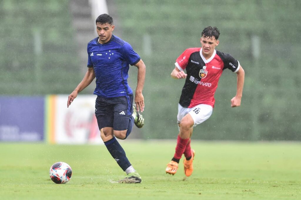 O Cruzeiro estreou com vitória sobre o Capital na Copinha. Reprodução/X