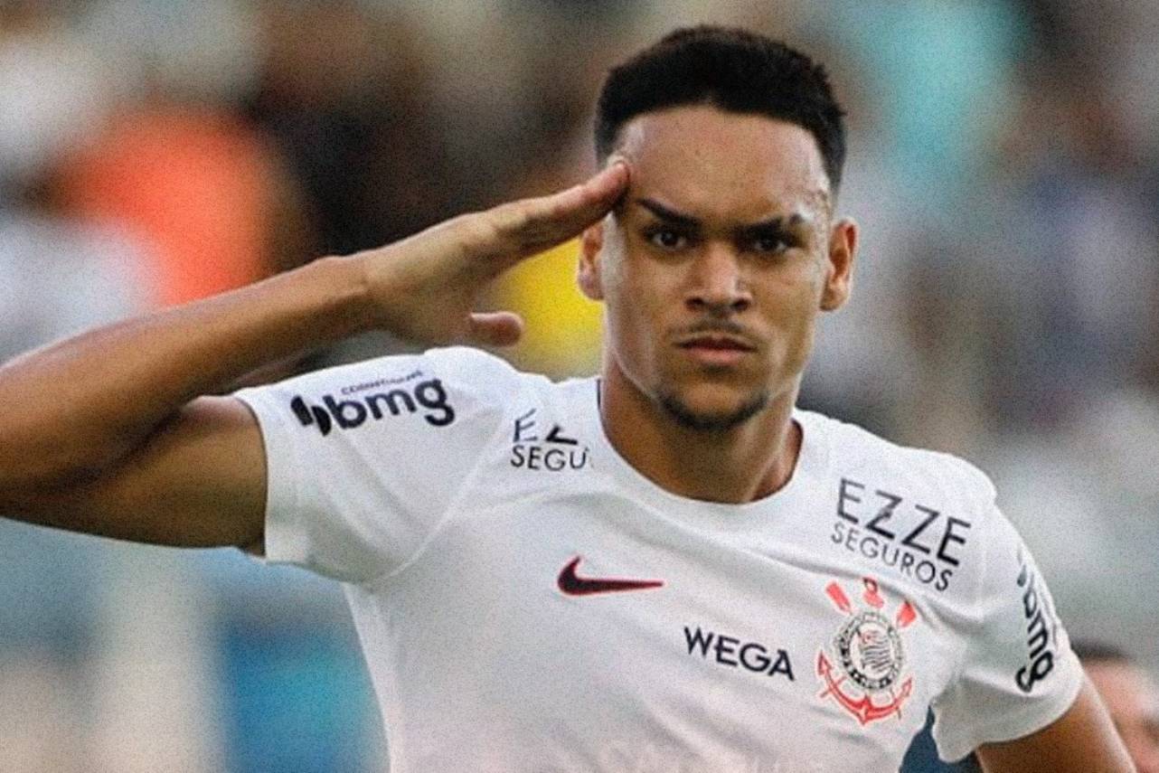 O Corinthians venceu com gol de cabeça de João Pedro. Foto: Reprodução/X