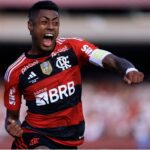 Contrato de Bruno Henrique com o Flamengo foi estendido até 2026 (Foto: Marcello Zambrana/AFP)