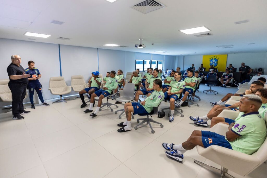 Atletas da Seleção Reunidos na Granja Comary
