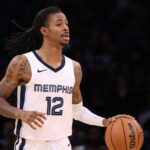Ja Morant em partida contra os Lakers
