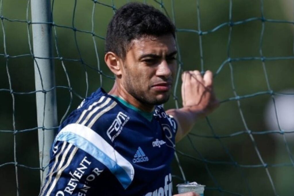 Cleiton Xavier está devendo 3 meses de pensão alimentícia. Foto: Cesar Greco/Palmeiras
