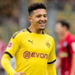 Sancho em campo pelo Borussia Dortmund