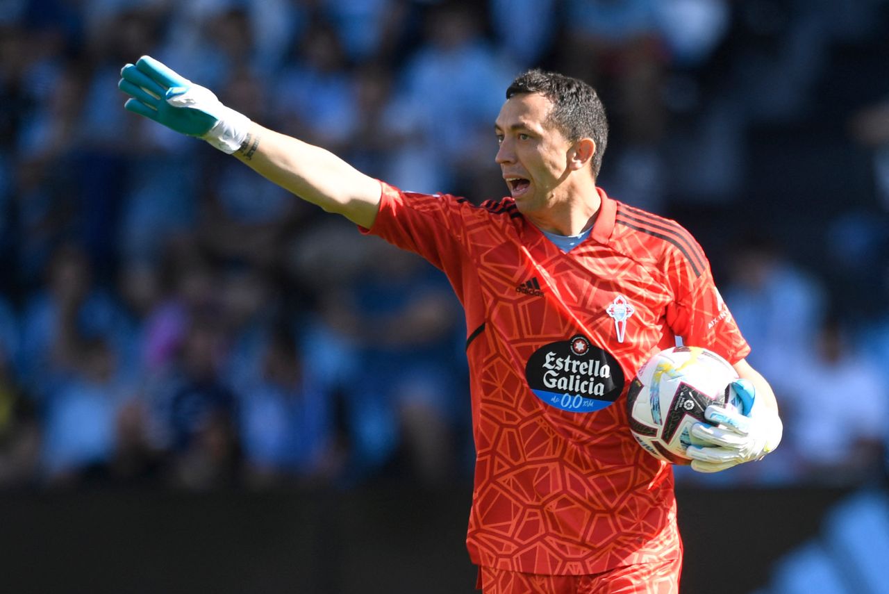 Novo reforço do Grêmio, Agustín Marchesin atua pela Celta de Vigo desde 2022 (Foto: Miguel Riopa/AFP)