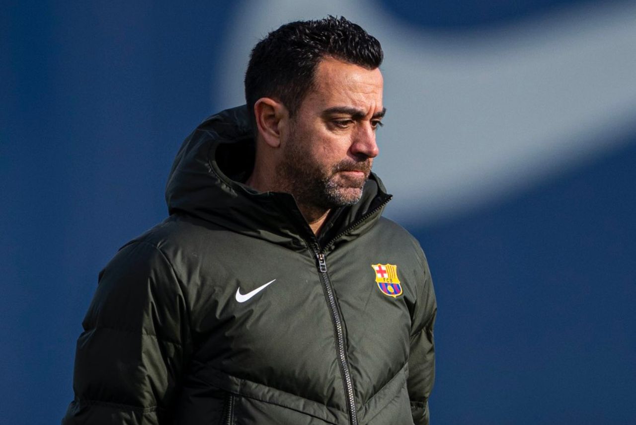 Xavi, treinador do Barcelona (Foto:X/Reprodução)