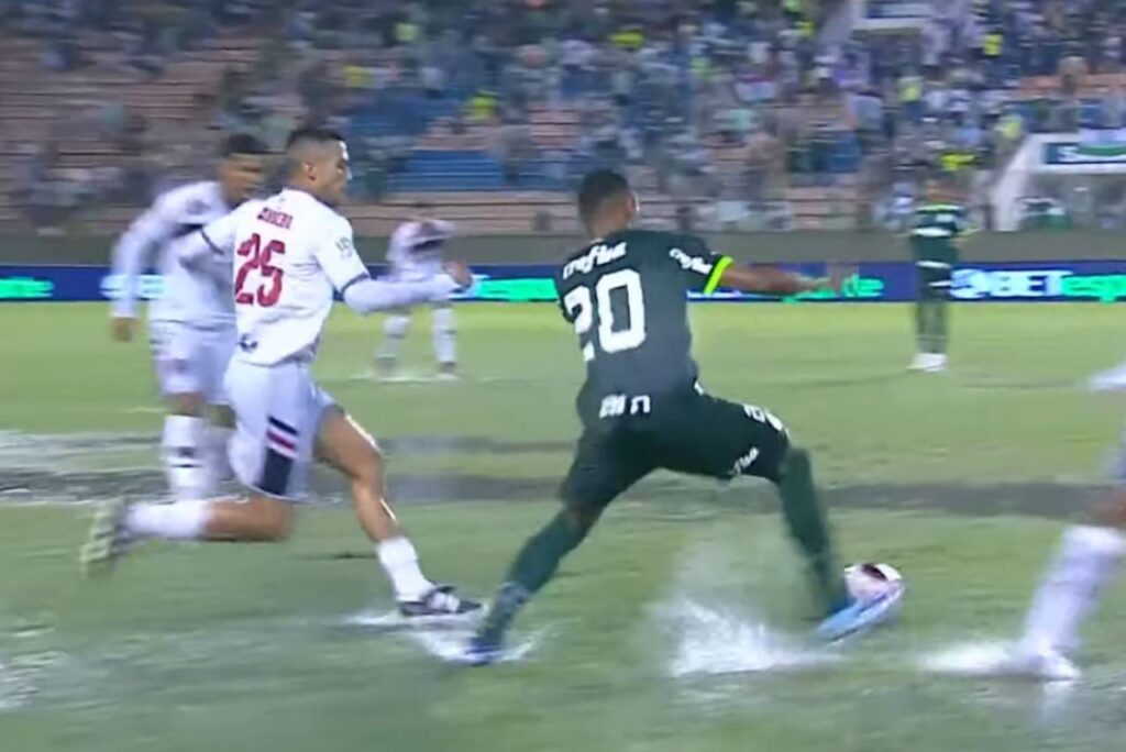 O Palmeiras venceu o Oeste e passou com 100% de aproveitamento na primeira fase. Foto: Reprodução/Youtube/Caze TV
