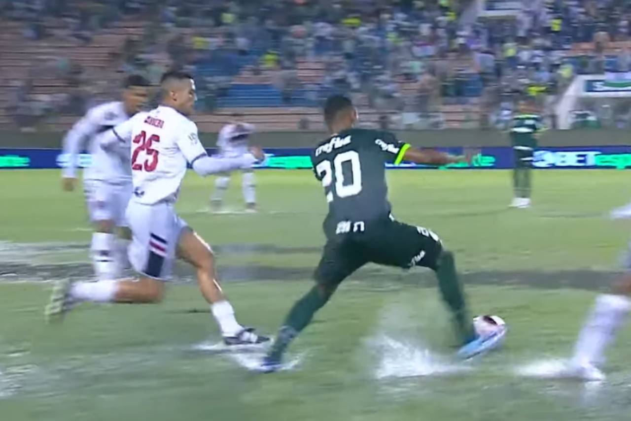 O Palmeiras venceu o Oeste e passou com 100% de aproveitamento na primeira fase. Foto: Reprodução/Youtube/Caze TV