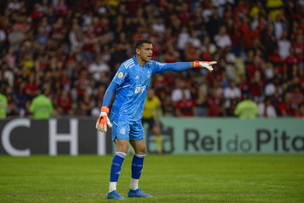Goleiro Santos, pelo Flamengo
