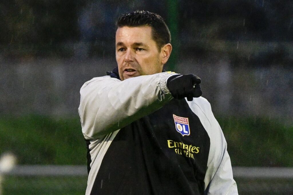 Comandante do Lyon em treino