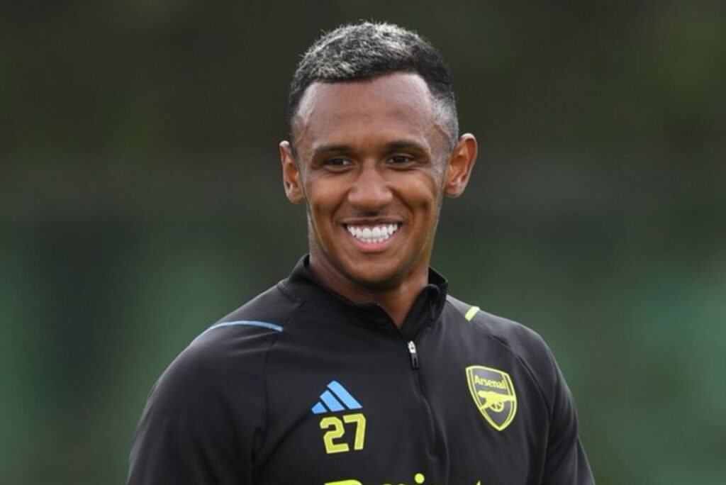Marquinhos em treino do Arsenal