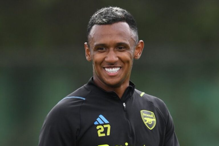 <p>Marquinhos em treino do Arsenal. Foto: Reprodução/AFC</p>
