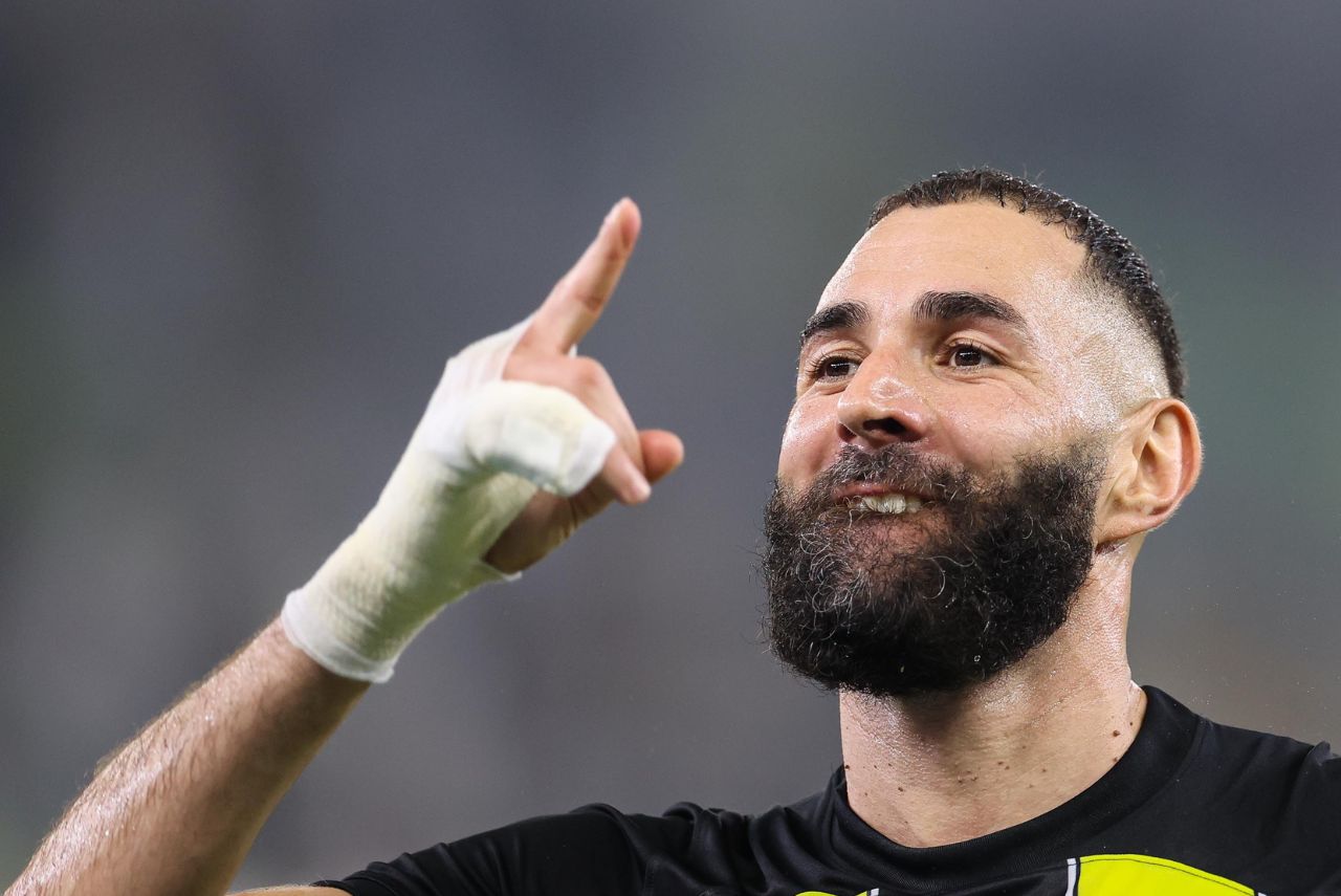 Benzema é o grande astro do Al-Ittihad