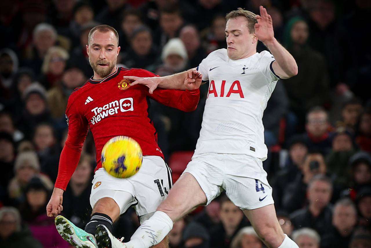 Manchester e Tottenham fizeram uma clássico movimentado. Foto: Reprodução/X