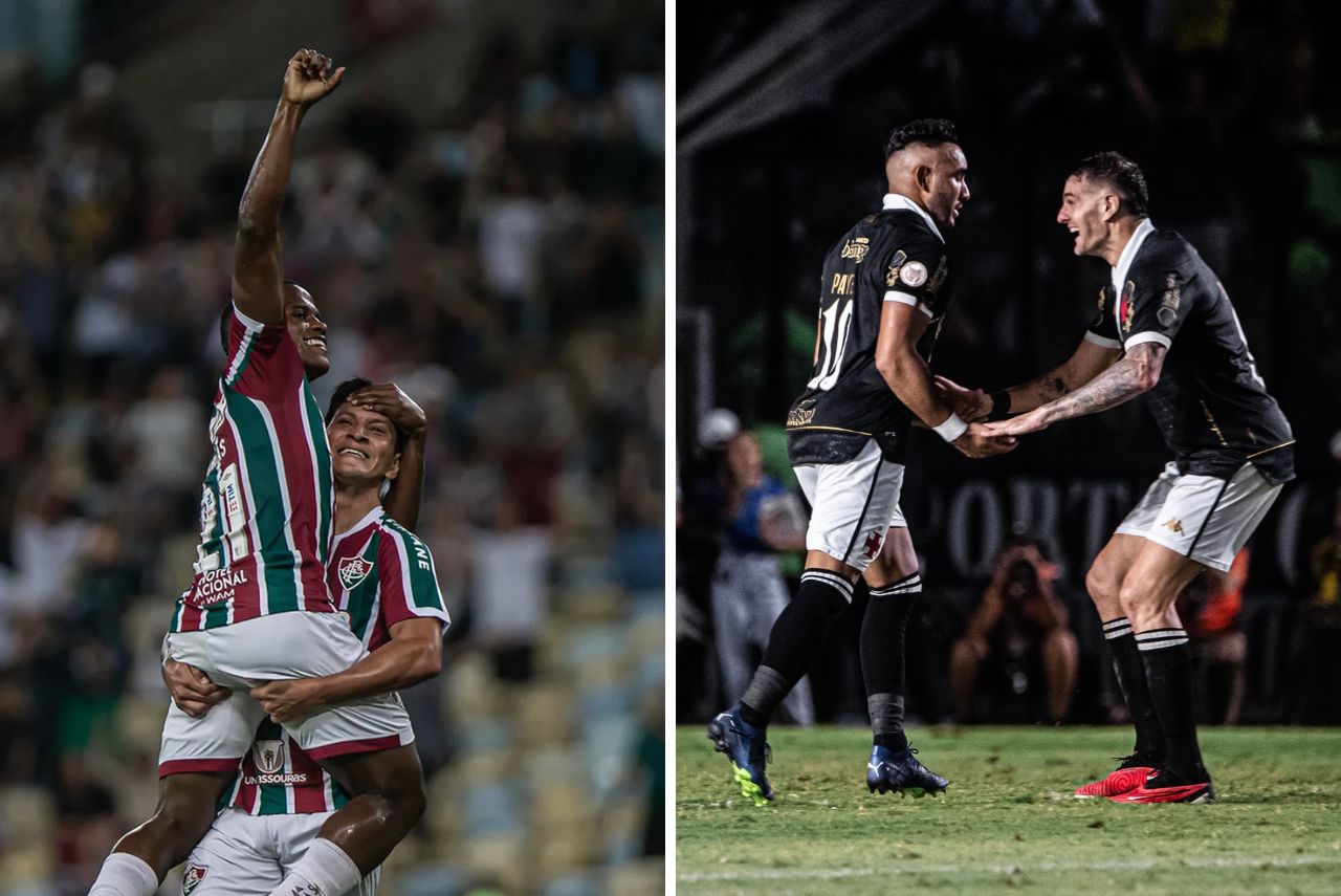 Cariocão: Recorte com Arias, Cano, Payet e Vegetti, de Fluminense e Vasco da Gama