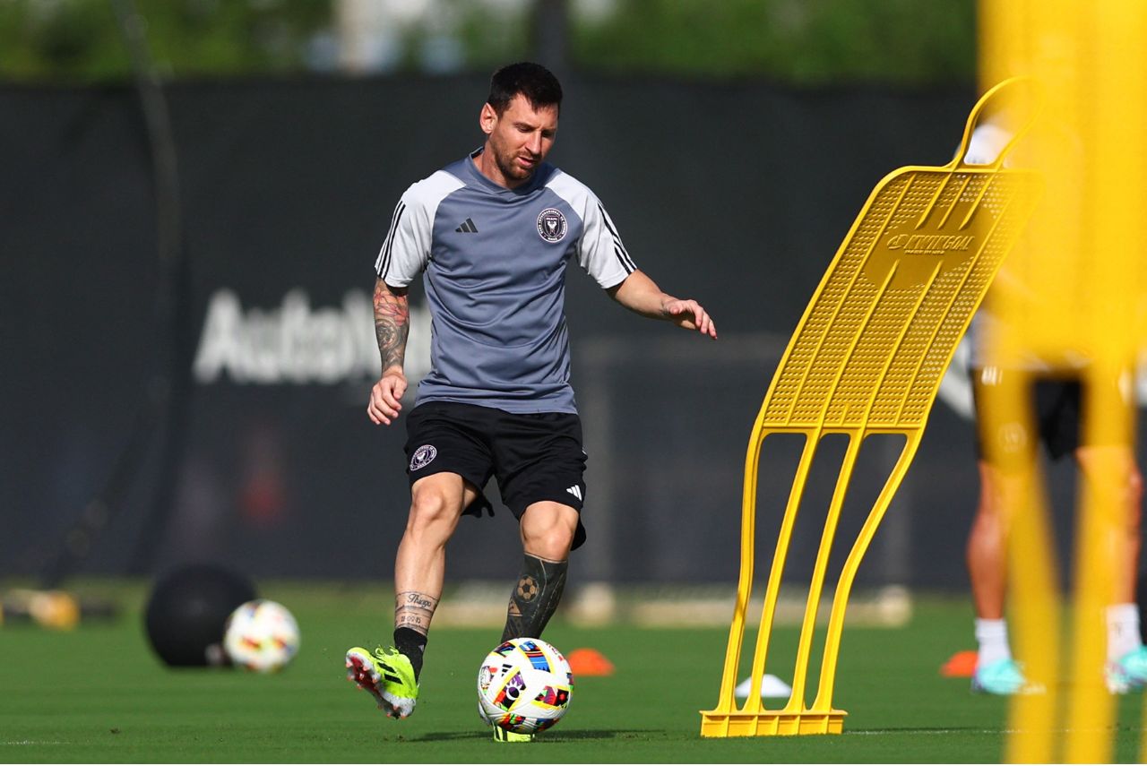 Messi não compareceu à premiação em razão da pré-temporada com o Inter Miami (Foto: Megan Briggs/Getty Images via AFP)