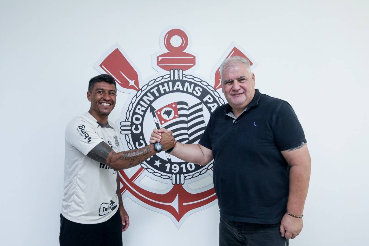 Paulinho vai seguir no Corinthians até junho de 2024. Foto: Rodrigo Coca/Corinthians
