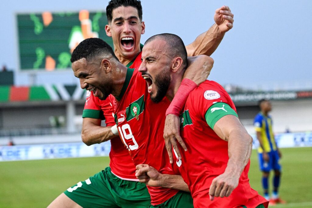 Marrocos venceu com tranquilidade a Tanzânia na Copa Africana (Foto: Sia Kambou/AFP)