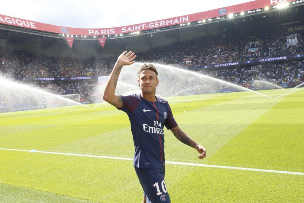 Neymar nos tempos de PSG