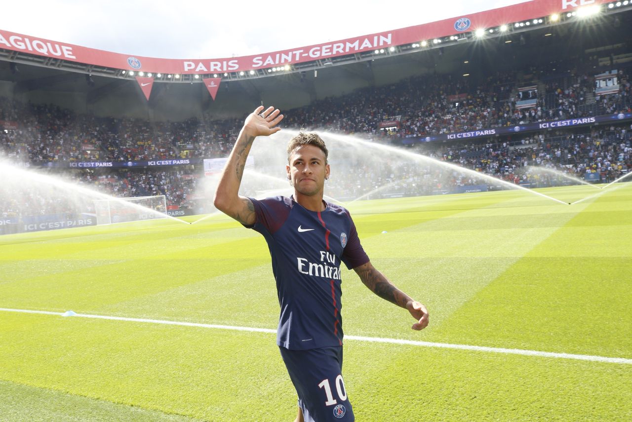 Neymar nos tempos de PSG