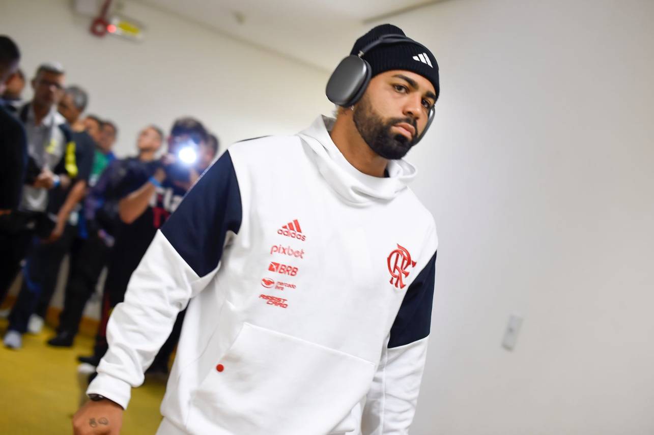Gabigol e Flamengo paralisaram as conversas para renovação do contrato. Foto: Marcelo Cortes/CRF