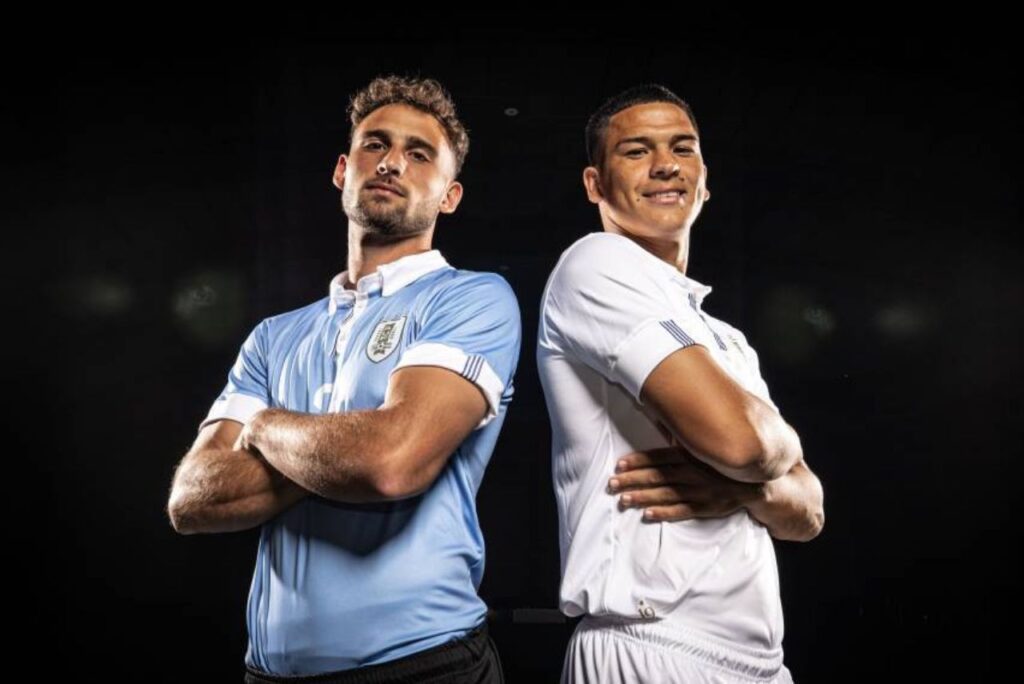Novo uniforme da Seleção Uruguaia será utilizado no Pré-Olímpico (Foto: AUF/Divulgação)