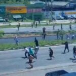 Torcedores de Sport e Santa Cruz protagonizaram cenas de violência (Foto: X/Reprodução)