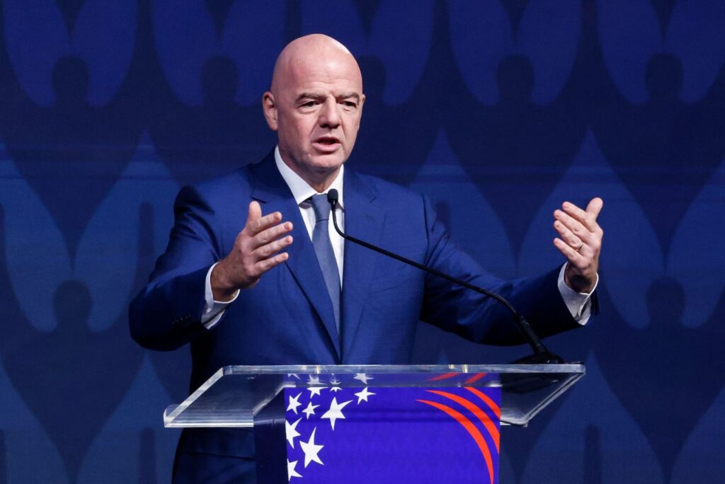 Gianni Infantino, presidente da FIFA (Foto: Eva Marie Uzcategui/Getty Images via AFP)
