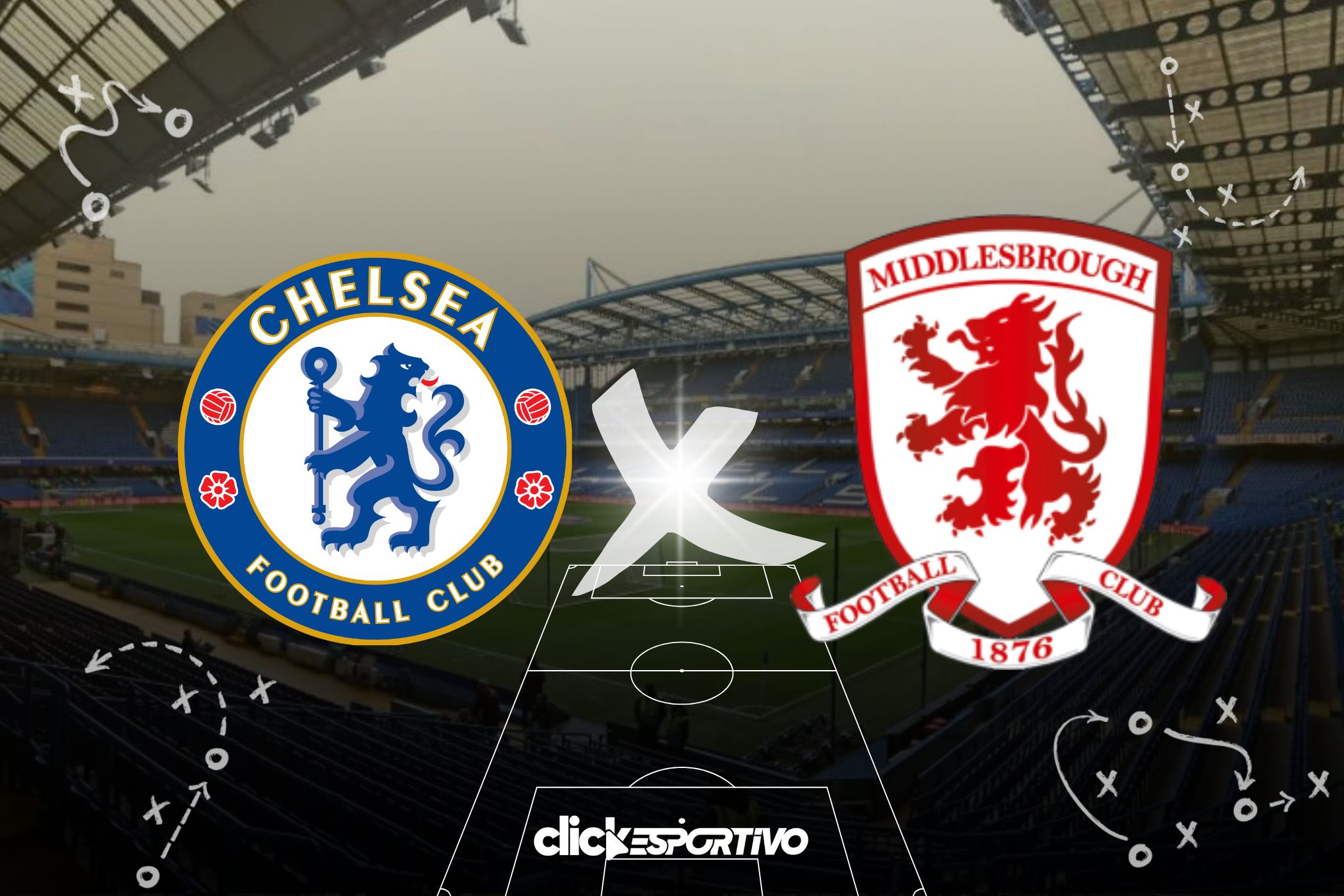 Chelsea x Middlesbrough - Copa da Liga Inglesa 2023/24