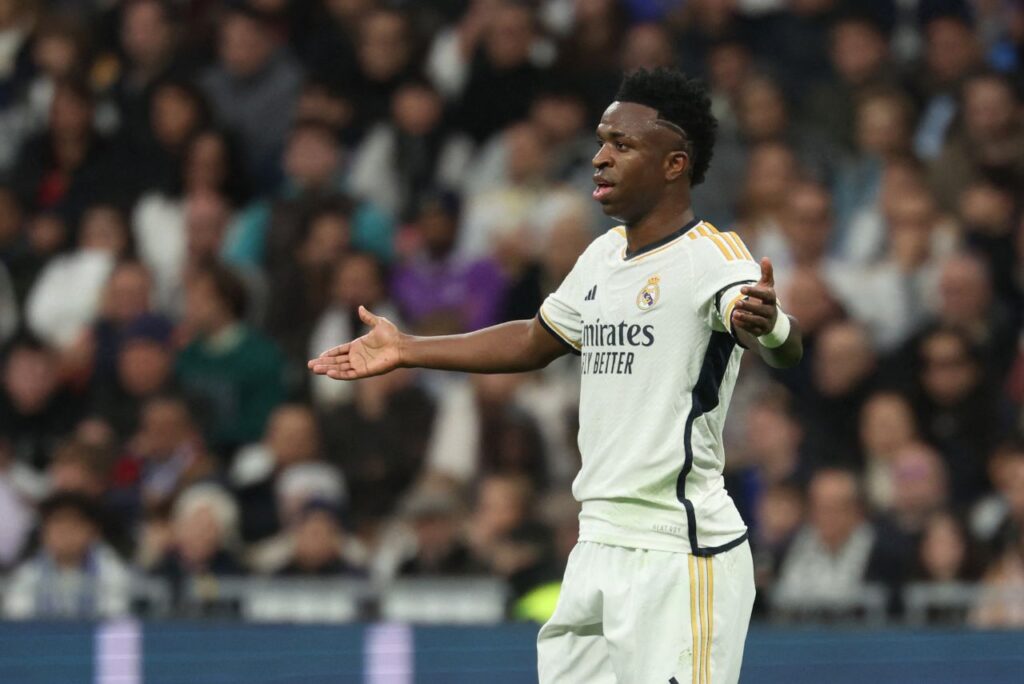 Vinícius Júnior foi o representante brasileiro entre na seleção dos jogadores mais caros do mundo de 2023 (Foto: Pierre-Philippe Marcou/AFP)