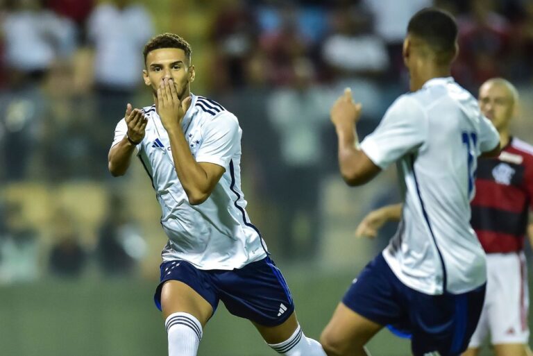 <p>Gui Meira fez o gol da classificação da equipe mineira (Foto: Staff Images/Cruzeiro)</p>
