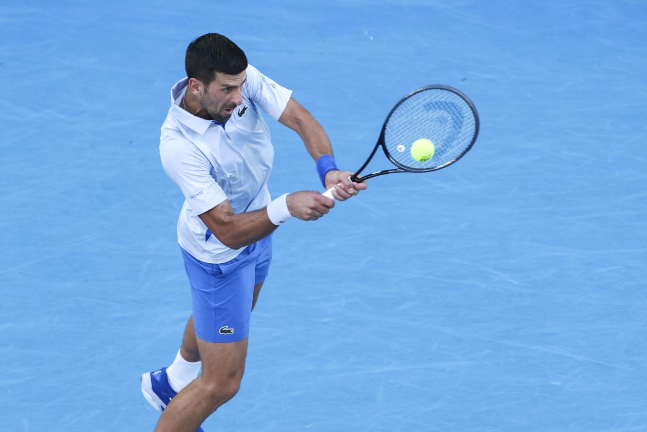 Djokovic em torneio na Austrália