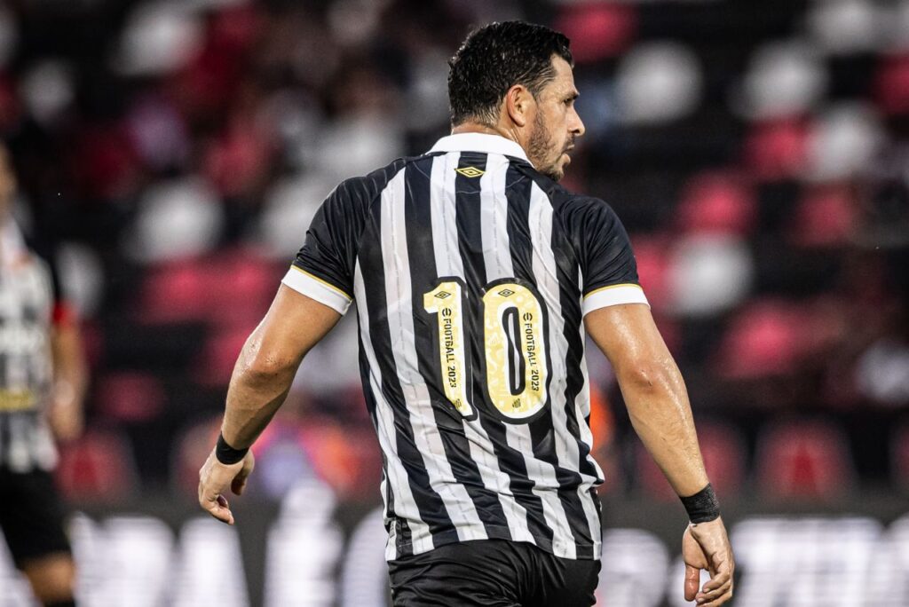 Giuliano no primeiro jogo do Santos em 2024